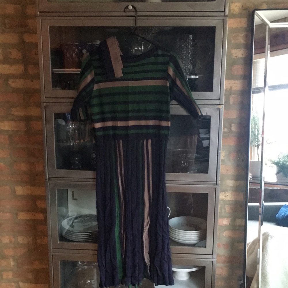 Ann Taylor size Large striped dress